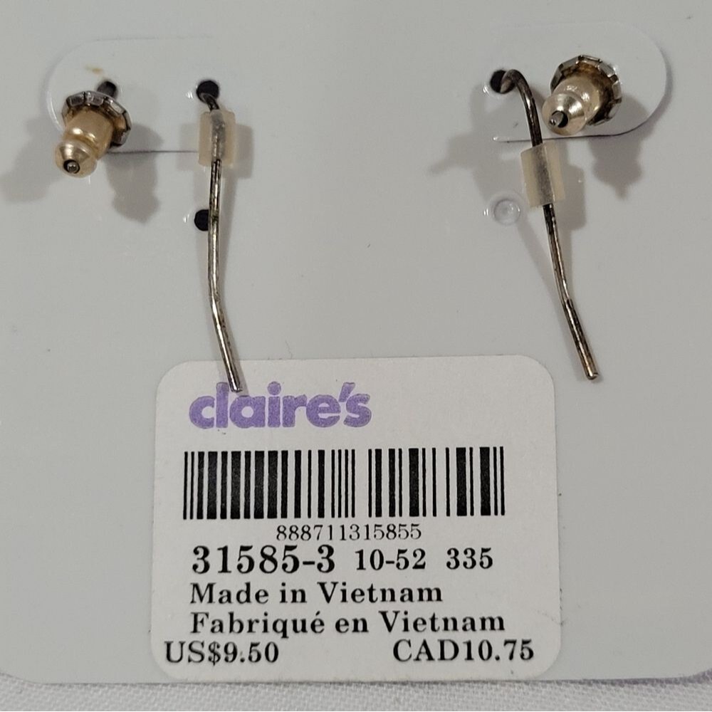 Claires rhinestone chandelier 2 pairs of earring - Picture 2 of 2